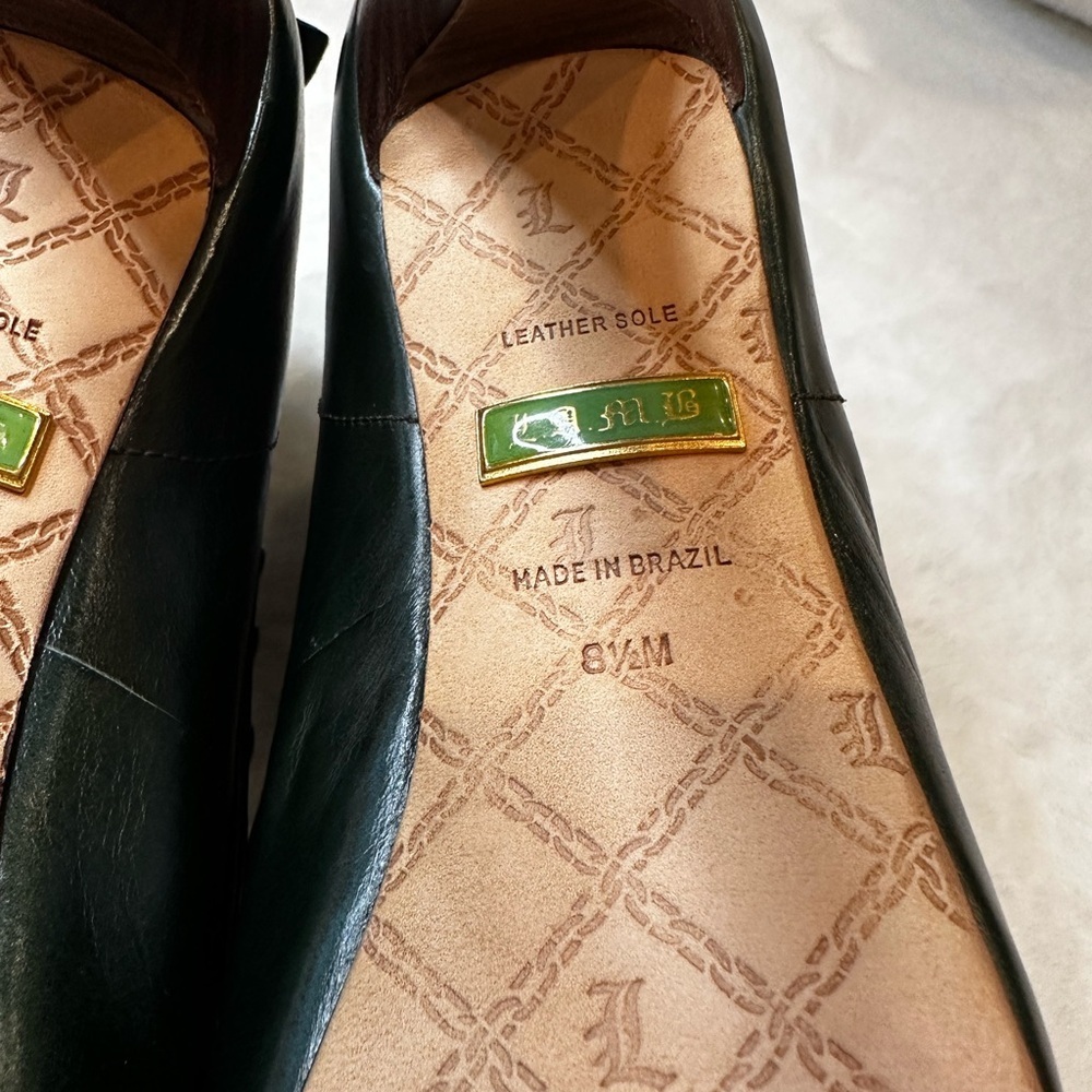 LAMB Elegant Brown and Green Women's Boots - Picture 8 of 9